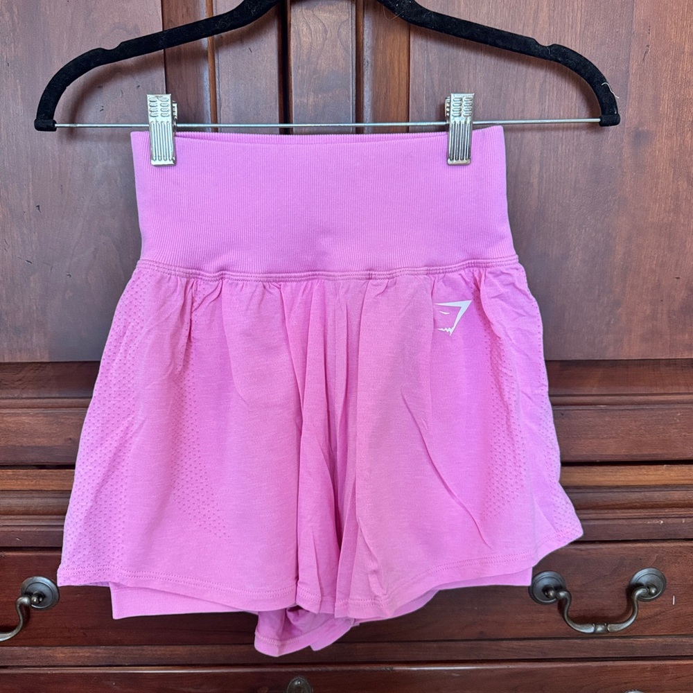 SOLD- Gymshark Pink Women's Athletic Shorts